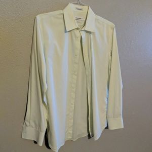 Calvin Klein spring green button down